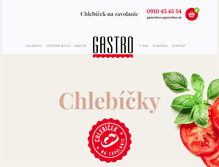 Tablet Screenshot of gastroline.sk